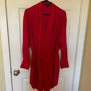 Banana Republic Shift Dress, Red Sunset, Size Medium
